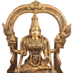 Pure Brass Goddess Padmavathi Lakshmi Sculpture Thiruvarchi 30" - Buy Divine | Jaipurio